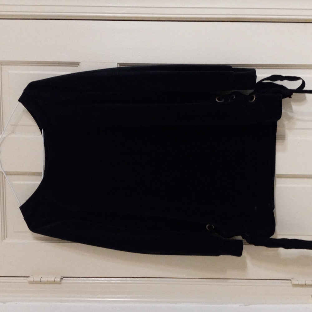 Black Velvet shirt dress